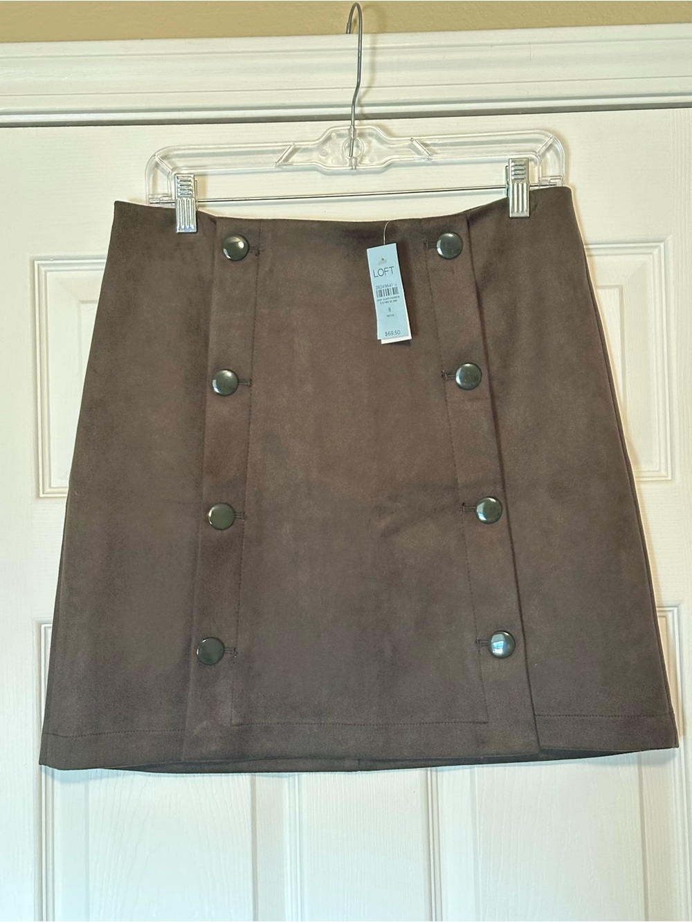 Loft olive skirt
